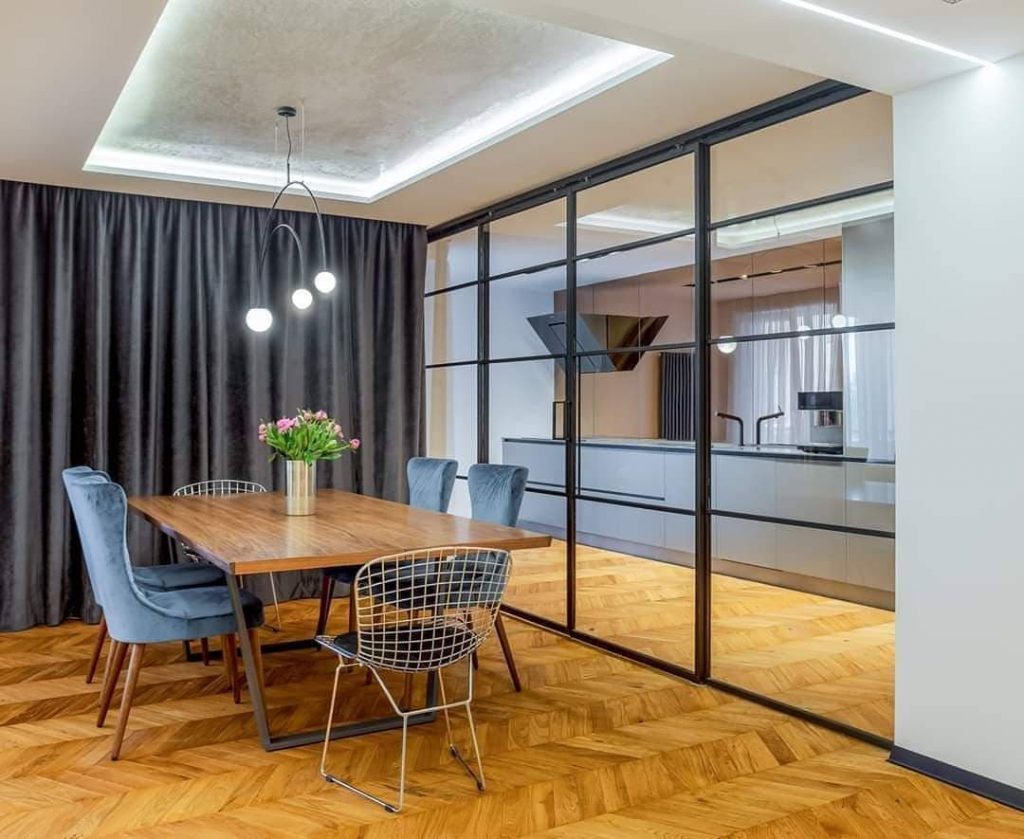 compartimentare cu sticla clara 2